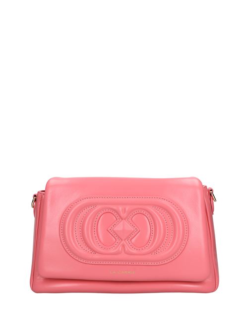 Borsa Giant Logo Stephy in pelle LA CARRIE | 142P-BA-109-LEAROSA